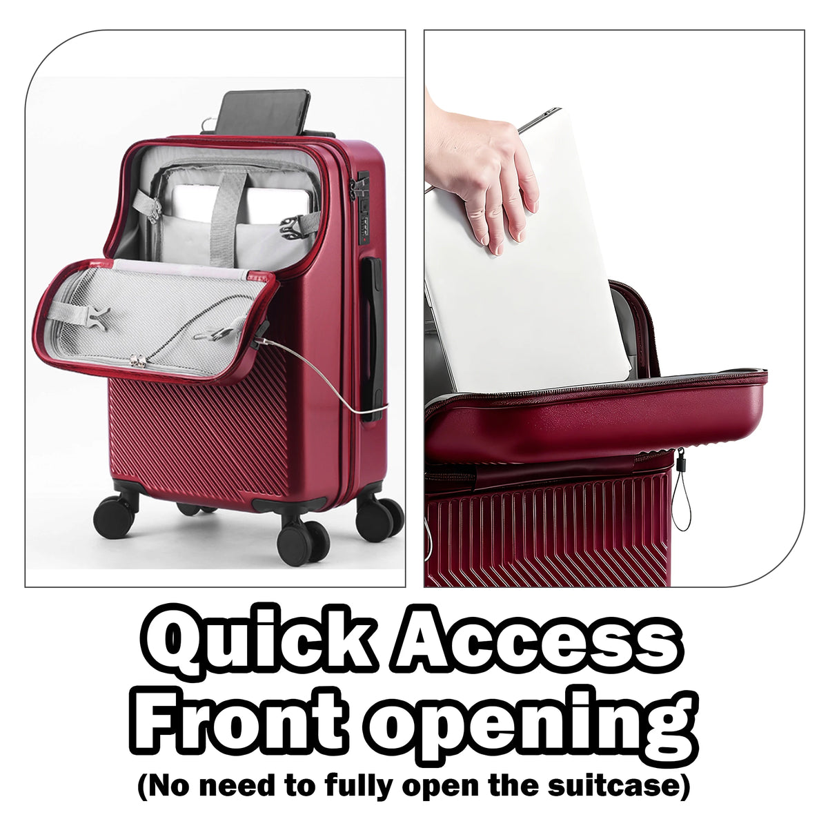 Premium Hardshell Travel Luggage With TSA Lock And Wheels