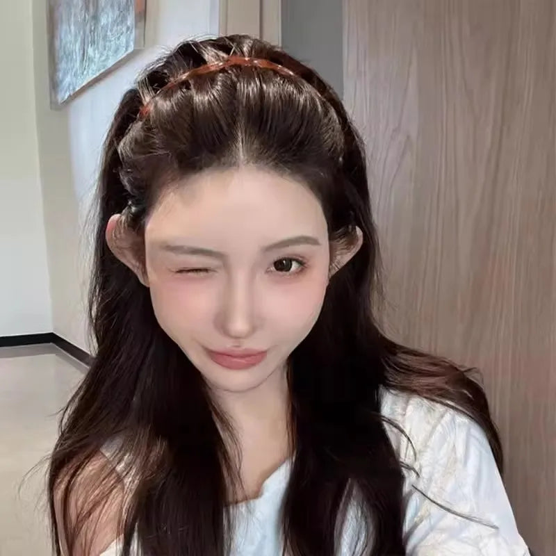 PjNewesting Plastic Non Slip Hair Comb Headband Set Women Accessories