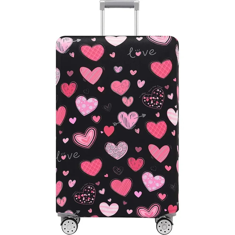 Stretch Fabric Luggage Cover Protector For Travel Suitcases