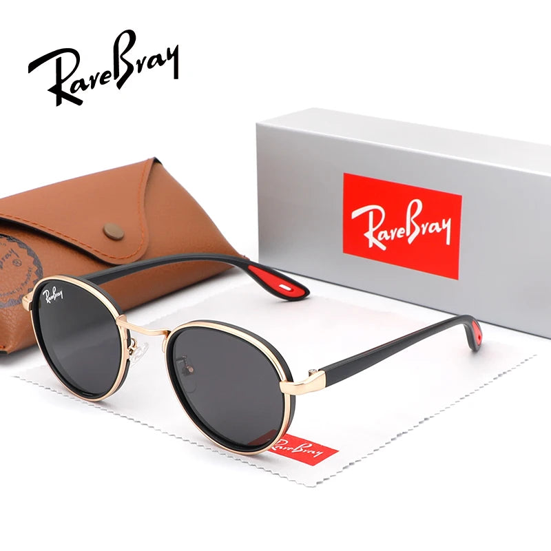 RareBray Classic Round Frame Sunglasses UV400 Polarized Fashion Glasses High Quality Men/Women Driving Leisure Eyewear