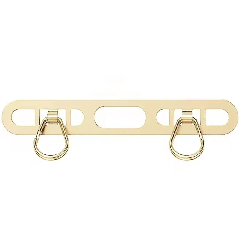 1pcs Stainless Steel Mobile Phone Lanyard Patch Side Hanging Clip Double Buckle Phone Straps Gasket Metal Connect Piece for