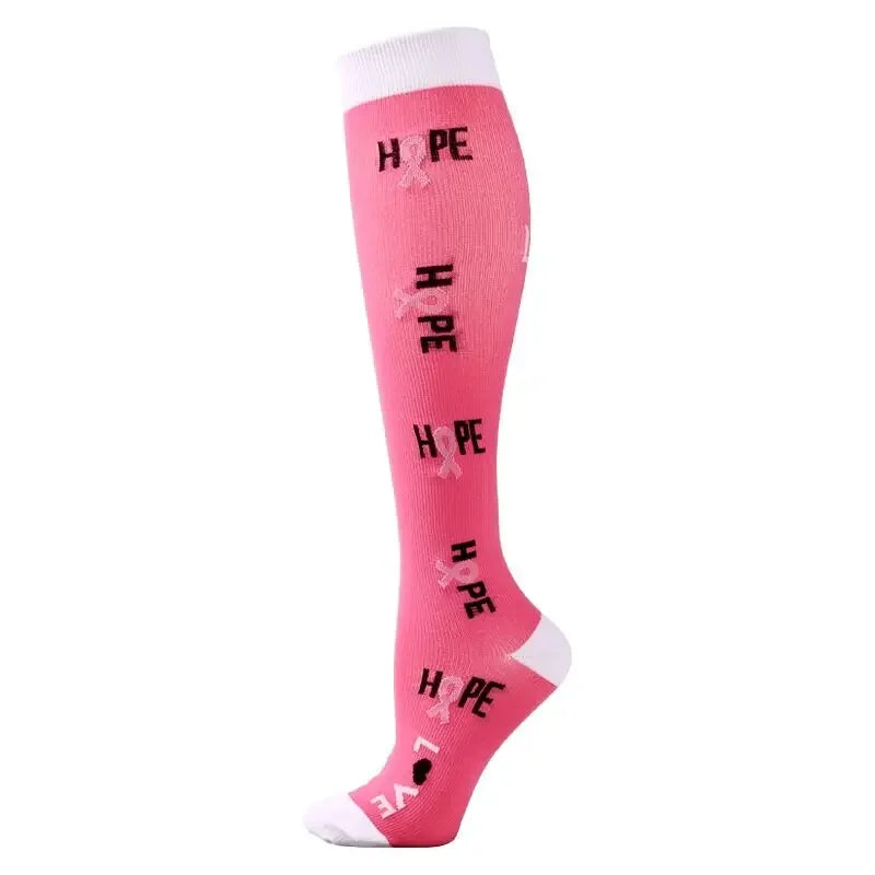 Unisex Breathable Compression Socks for Running and Everyday Wear