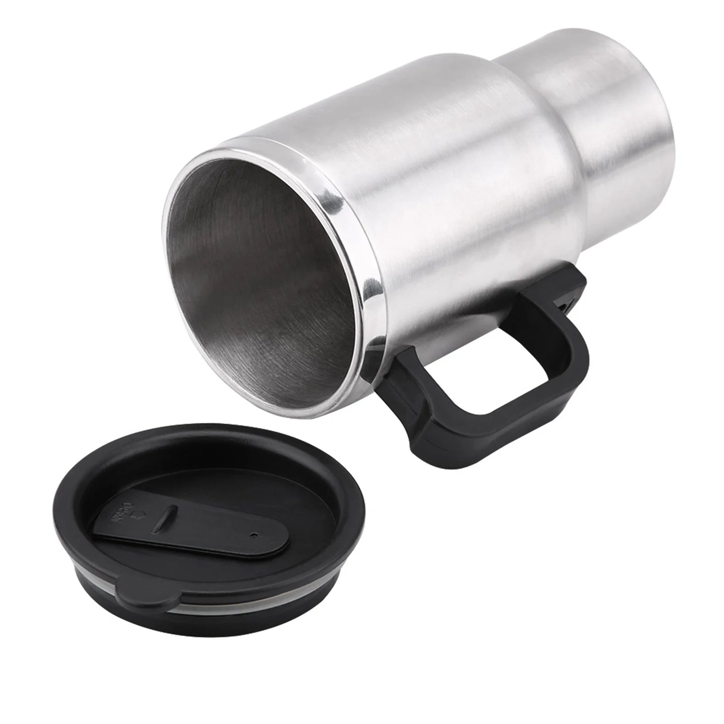12V Electric Travel Kettle Stainless Steel Car Cup for Coffee and Tea