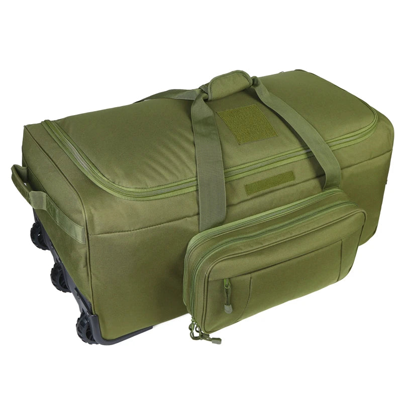 Q Tactical Rolling Duffel Bag for Camping Hiking Travel Luggage