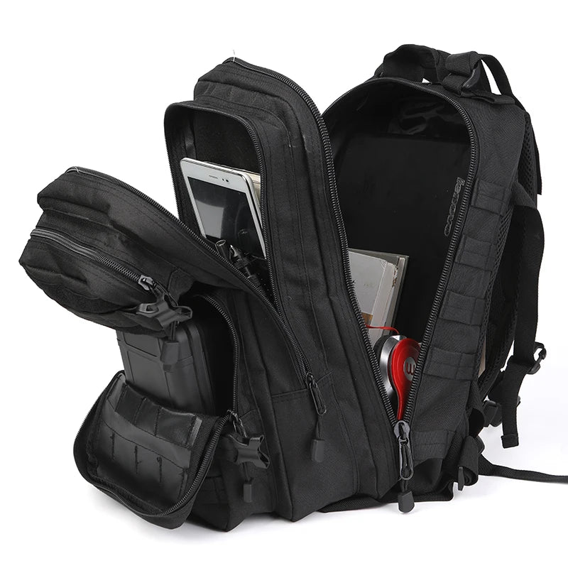 LQARMY Tactical Molle Backpack for Hiking Camping Outdoor Adventures