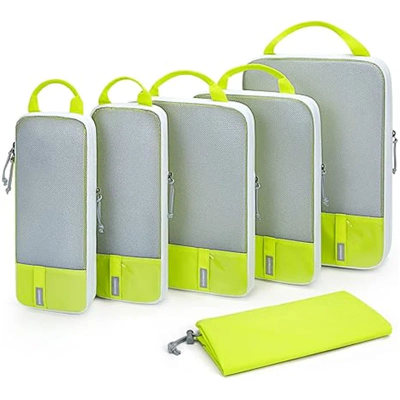 BAGSMART Compression Packing Cubes for Travel and Luggage Organization