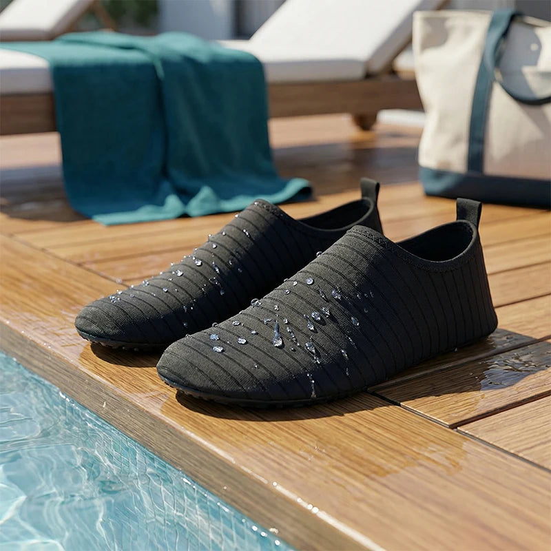 Quick-drying Aqua Shoes Lightweight Non-Slip Water Shoes for Men Women Breathable Barefoot Sneaker Soft Swimming Beach Shoes