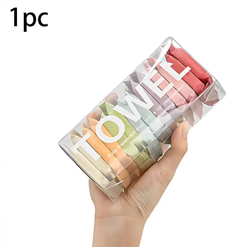 Pure Cotton Disposable Facial Towels Soft Portable For Business Travel