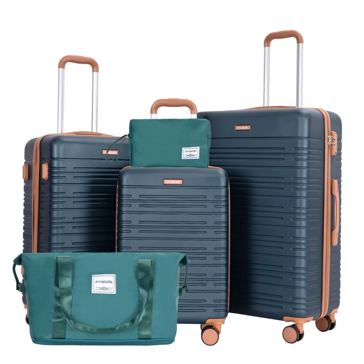 Travelhouse ABS Hard Case Spinner Luggage Set With TSA Lock