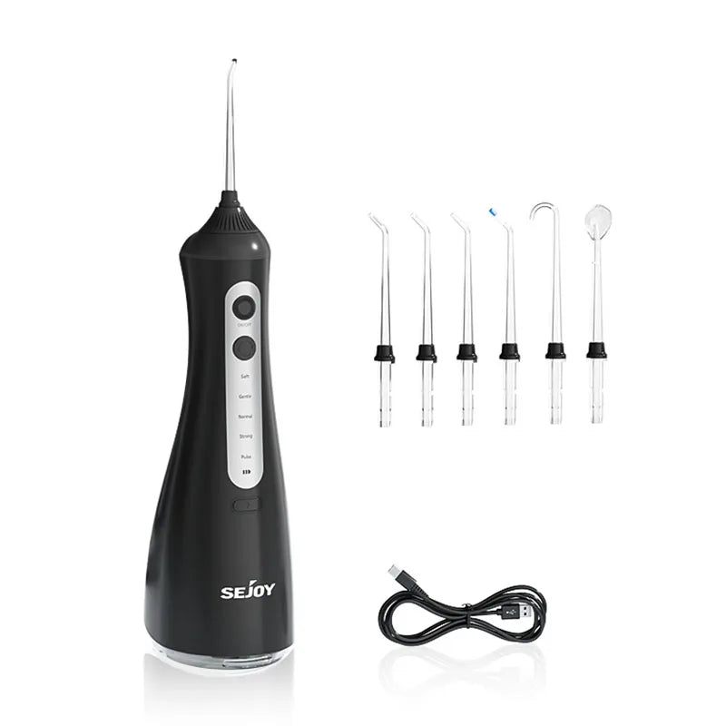 SEJOY Water Flosser Irrigator With Five Modes And Eight Tips