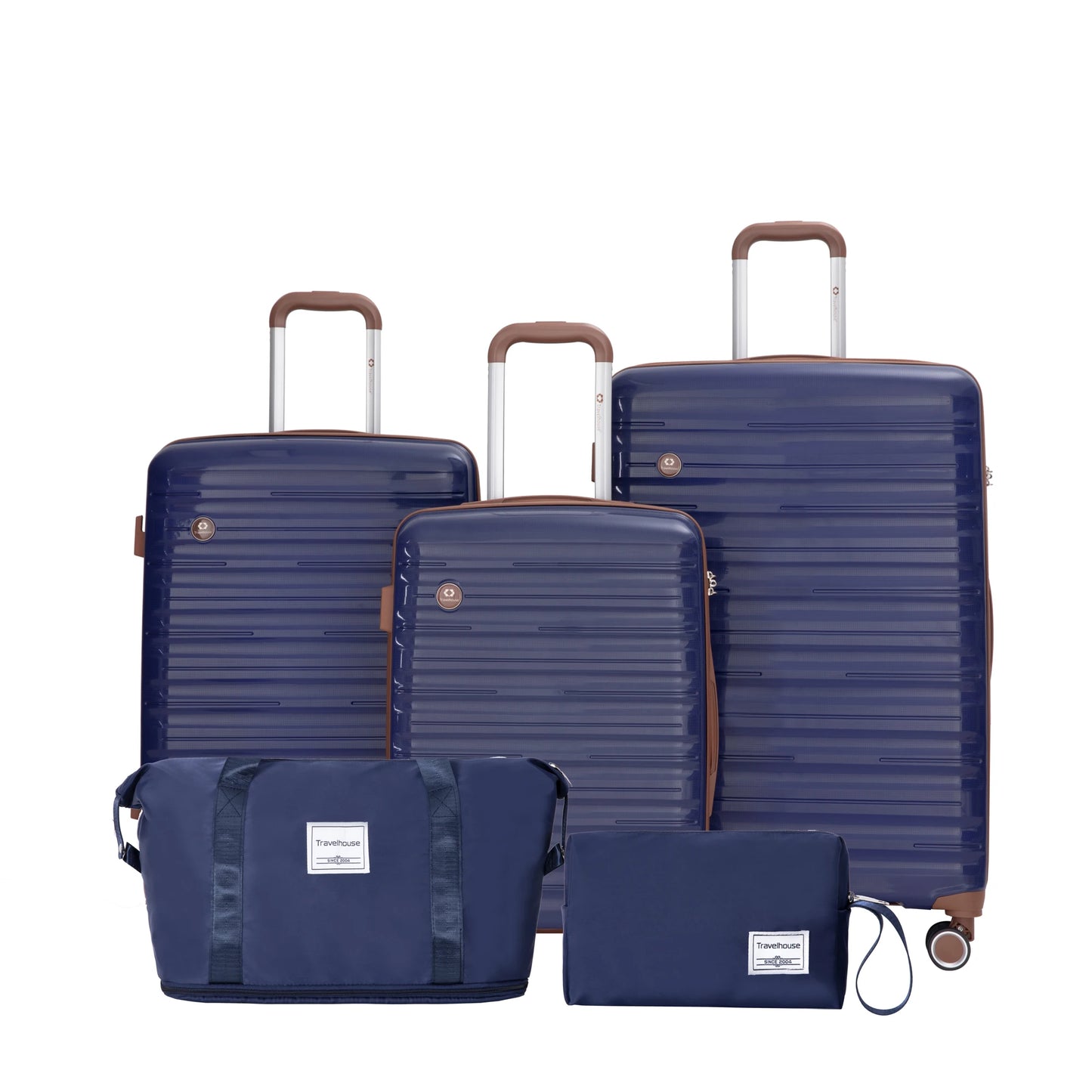 Travelhouse Luggage Sets With Spinner Wheels And TSA Lock Hardcase