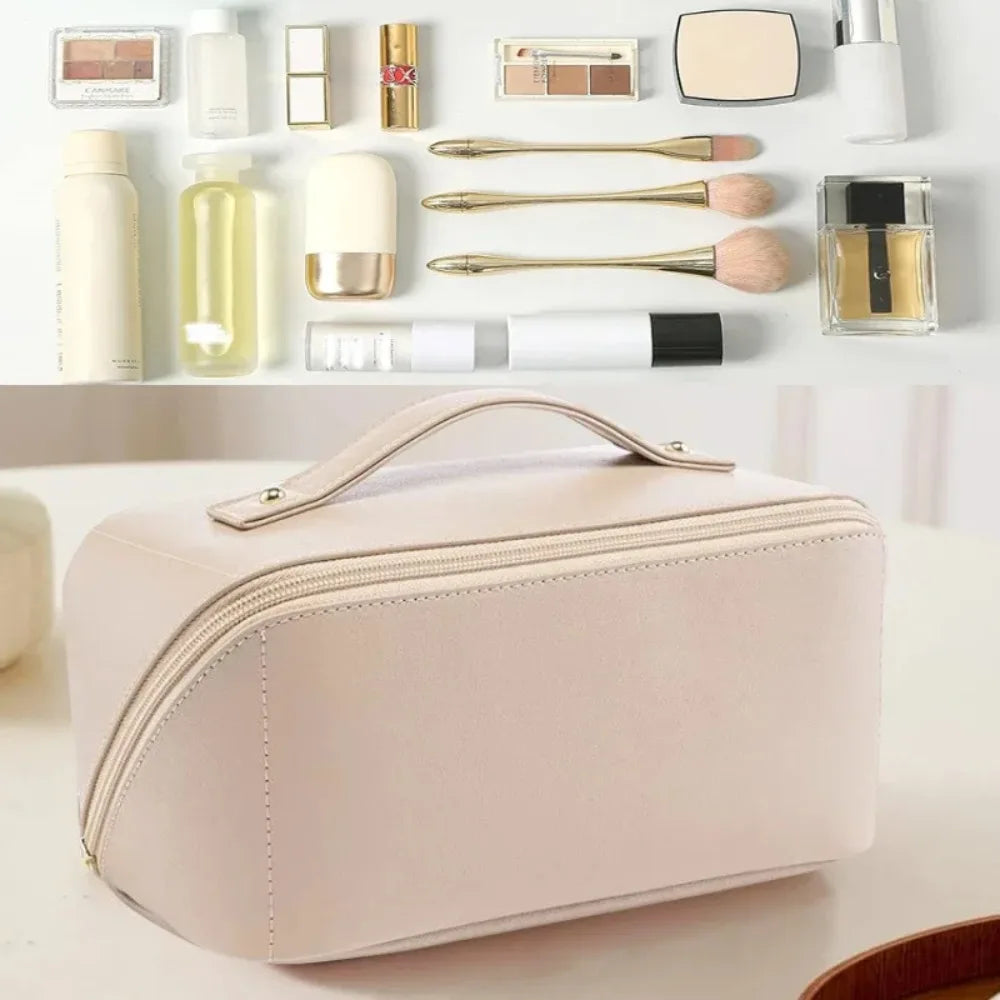 Luxury Women Makeup Organizer Toiletry Bag Travel Storage Zipper Case