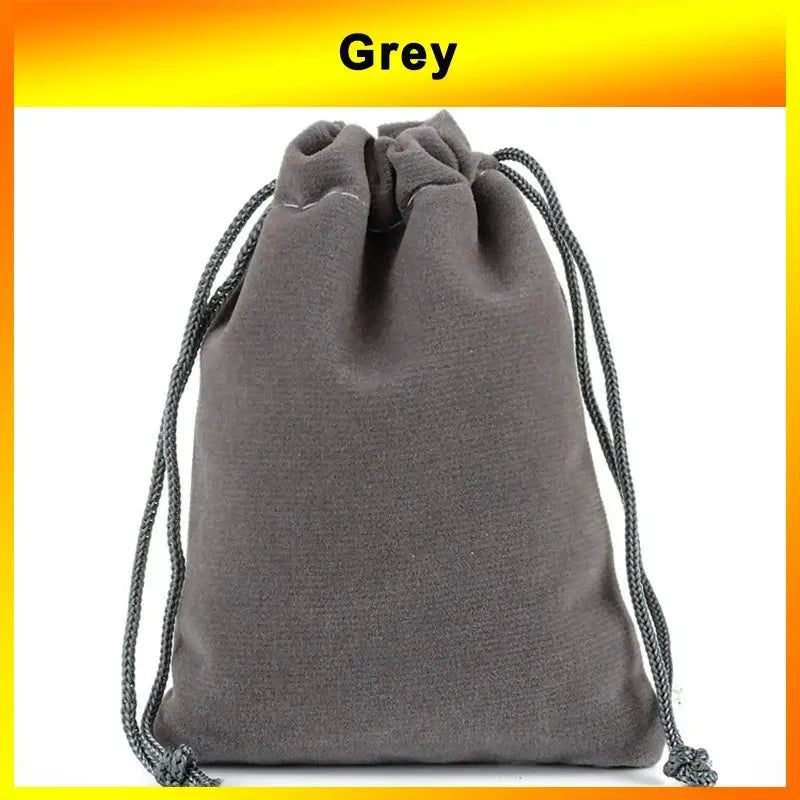 5/10Pcs Velvet Drawstring Bags Cloth Gift Bag Velvet Storage Pouch Velour Favors For Jewelry Wedding Party Candy Bag 5x7-15x20cm