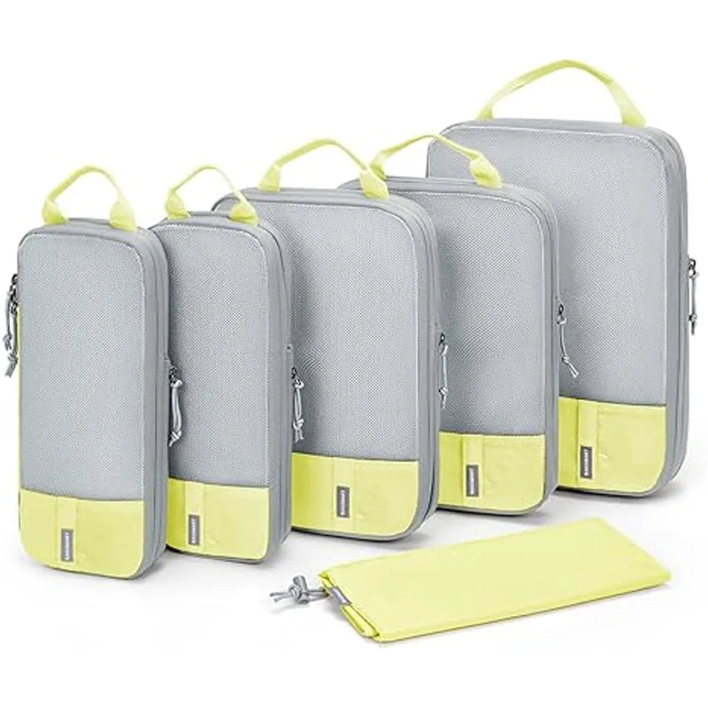 BAGSMART Compression Packing Cubes for Travel and Luggage Organization