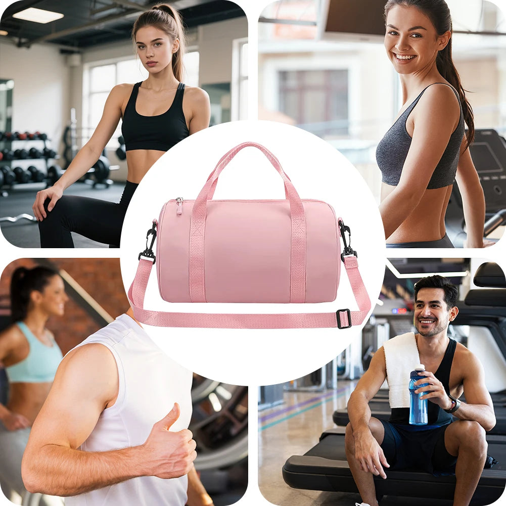 Ballerina Bag Solid Color Small Duffle Bag Lightweight Dance Jazz Storage Bag for Fitness Workout Travel Dance Ballet Swim