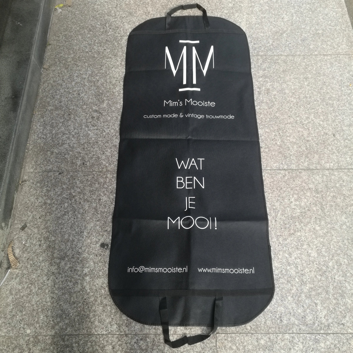OWONDERFUL Nonwoven Foldable Garment Bag With Handle For Suit Storage