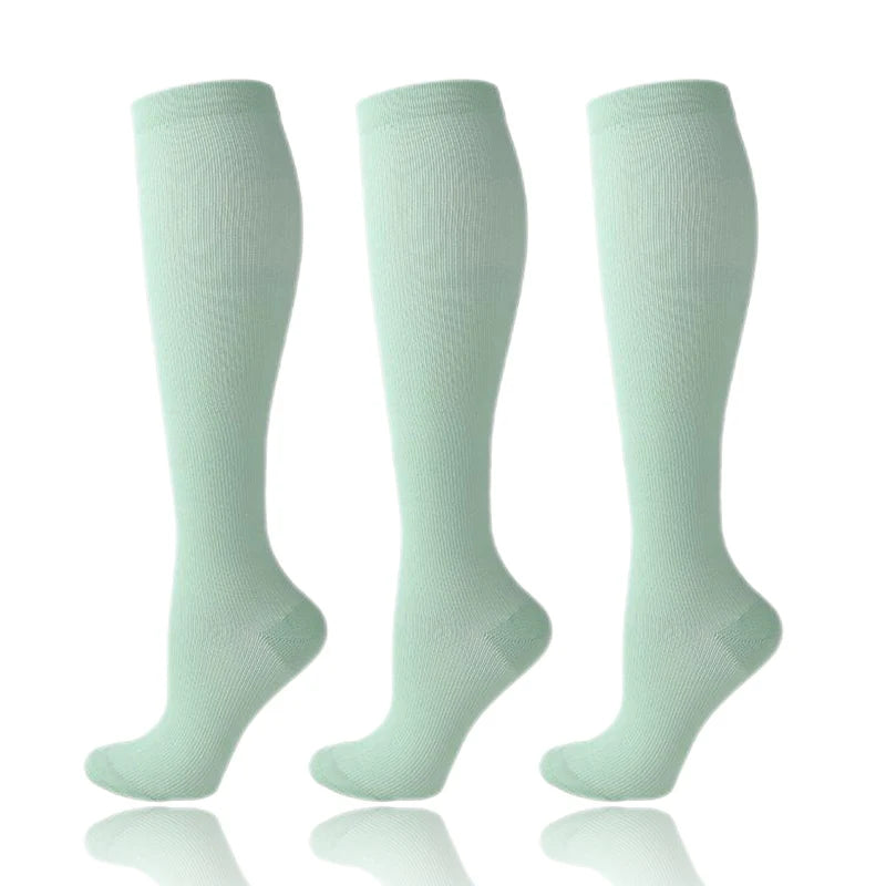 Compression Socks 30mmHg Unisex Three Pairs Knee High Pack