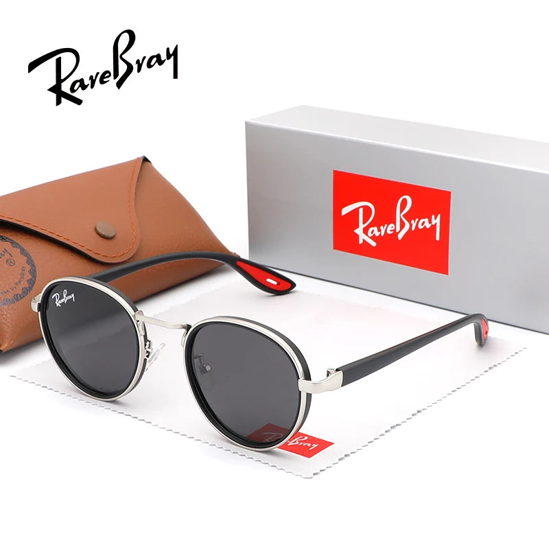 RareBray Classic Round Frame Sunglasses UV400 Polarized Fashion Glasses High Quality Men/Women Driving Leisure Eyewear