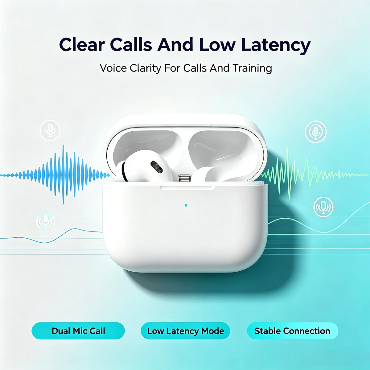 ZZLOVE Noise Cancelling Bluetooth Sport Earbuds With Heart Rate Monitor