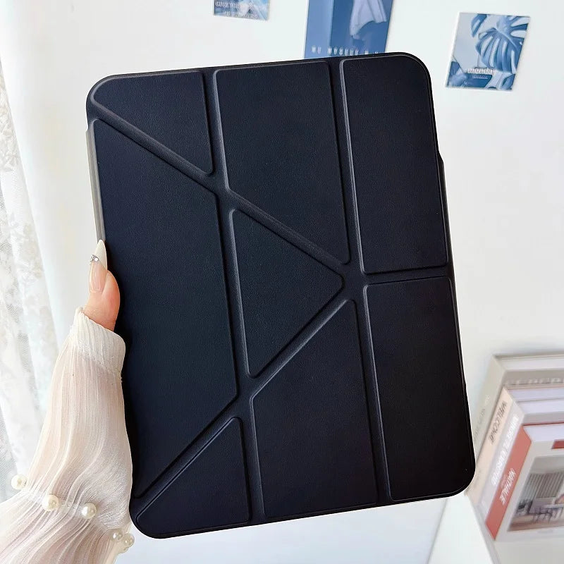 For Samsung Galaxy tab S10 Lite S9 FE 10.9 A9 PLUS 11 Smart Cover tab S7 fe S8 S10 PLUS 12.4 13.1 With Y-Shaped Fold Clasp Funda