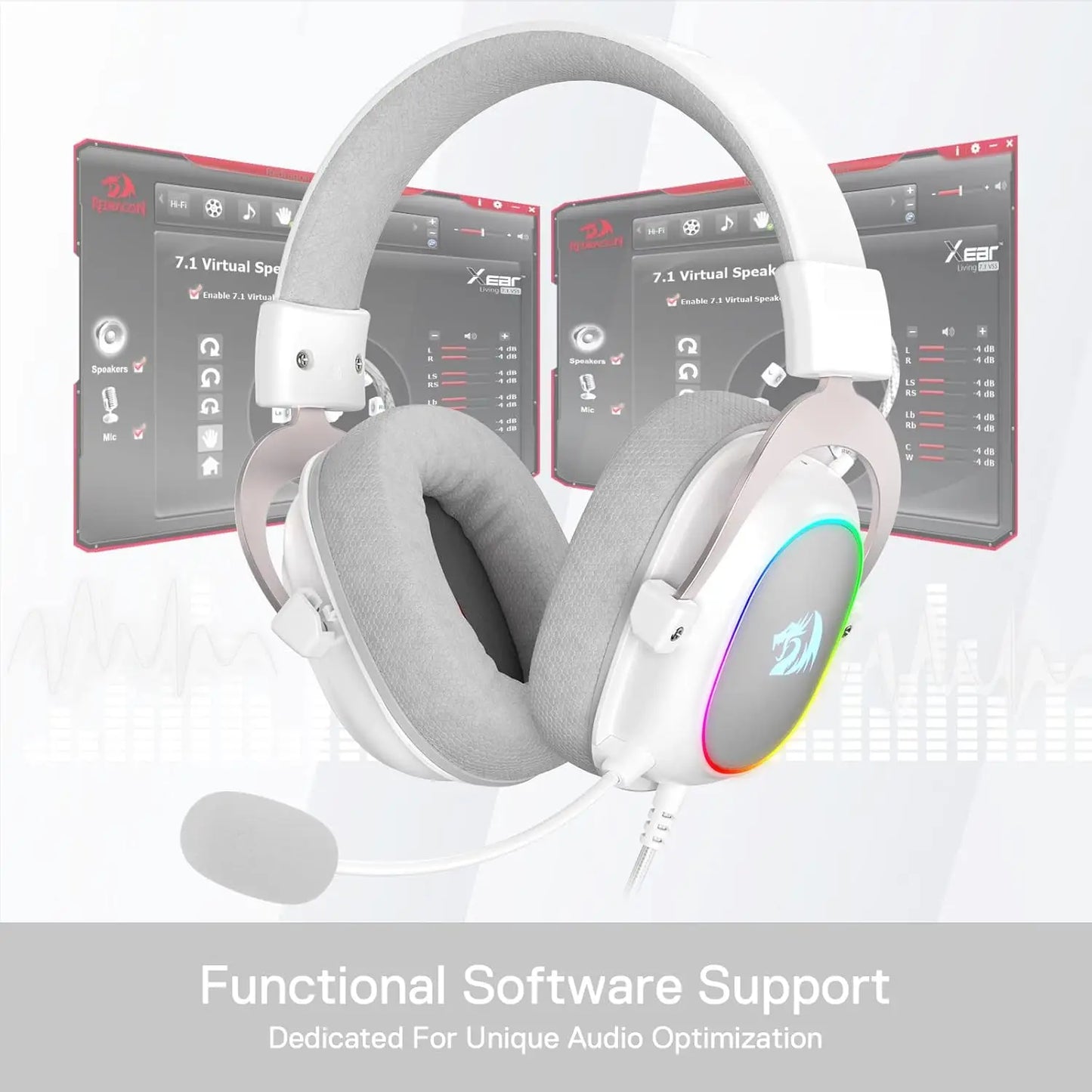 Redragon H510 Zeus-X RGB Wired Gaming Headset 7.1 Surround Sound