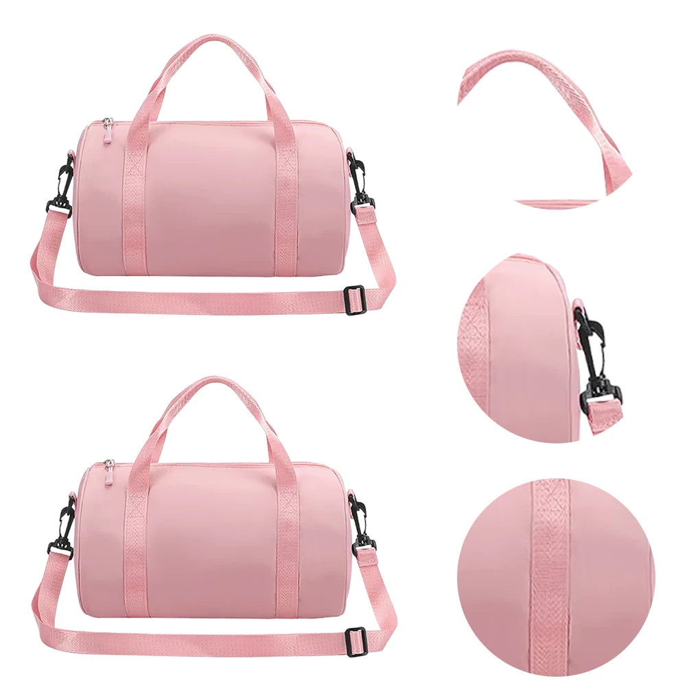 Ballerina Bag Solid Color Small Duffle Bag Lightweight Dance Jazz Storage Bag for Fitness Workout Travel Dance Ballet Swim