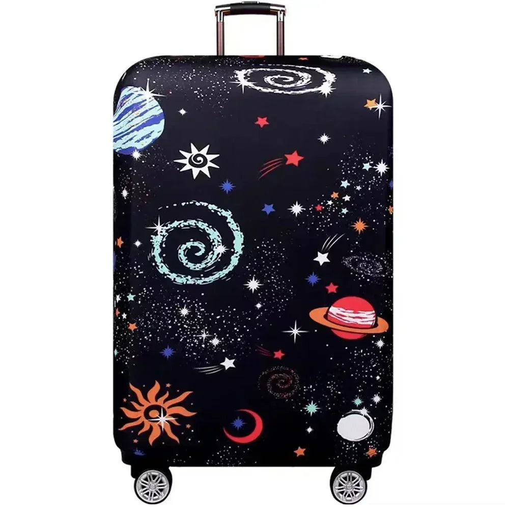 Stretch Fabric Luggage Cover Protector For Travel Suitcases