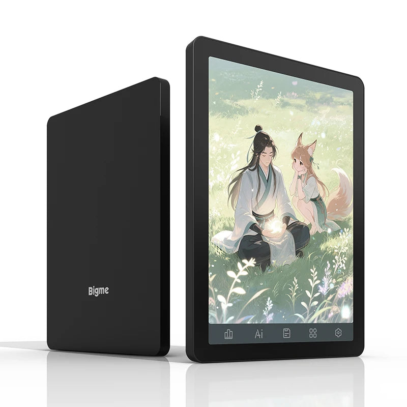 Bigme B6 E-reader, 6'' E-ink Electronic Book, 36-Level Front Light, 4+64GB Android 14 OS Support Google Play Ebook Reader Tablet