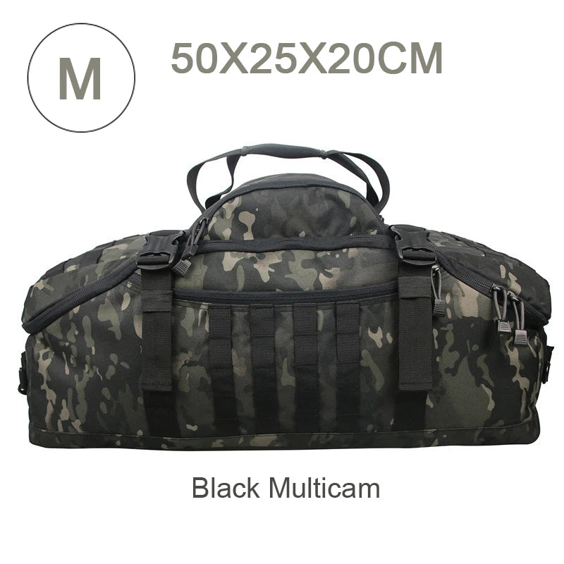 LQARMY 30L 45L 80L Outdoor Mountaineering Bag Molle Tactical Backpack Large Duffel Bag Hiking Camping Travel Bags