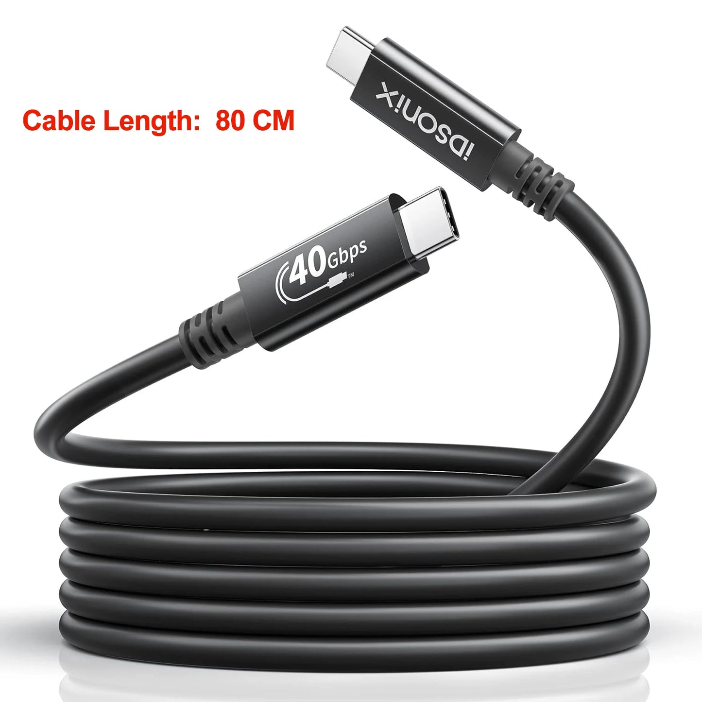 iDsonix USB C Extension Cable Nylon Braided USB C Extender Support 4k@60Hz/100W Fast Charging Type C 3.2 Gen2*2 Extension Cable