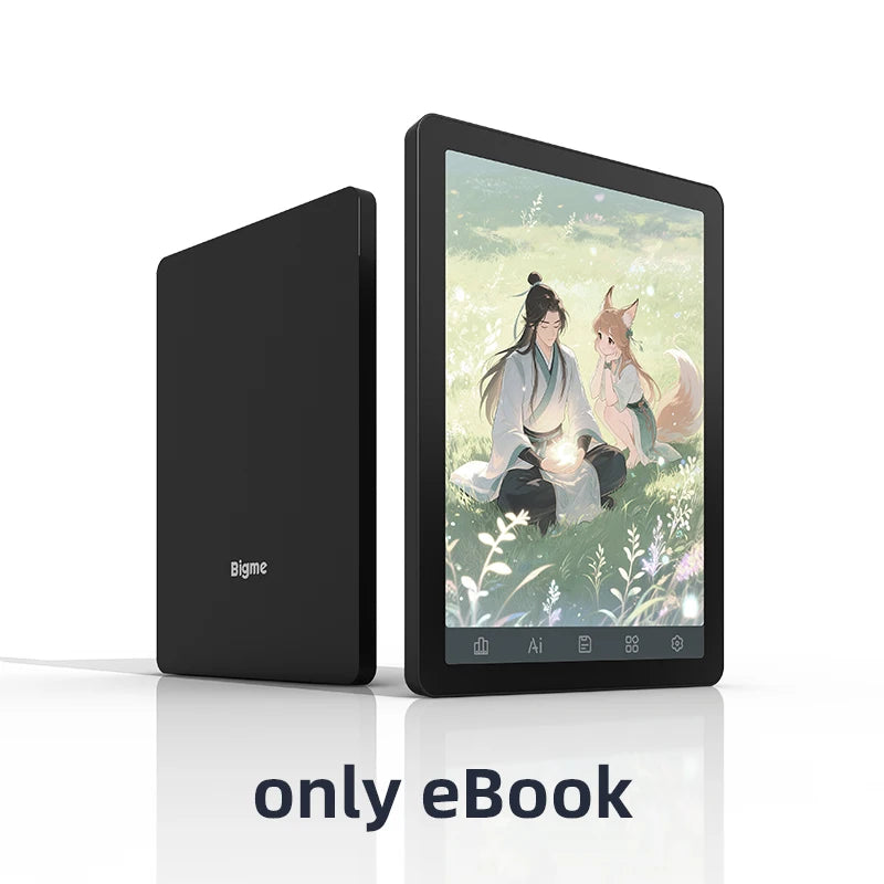 Bigme B6 E-reader, 6'' E-ink Electronic Book, 36-Level Front Light, 4+64GB Android 14 OS Support Google Play Ebook Reader Tablet