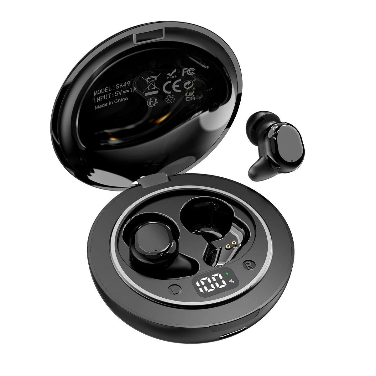 SHUKE Bluetooth Sleep Earbuds With Noise Cancellation For Side Sleepers