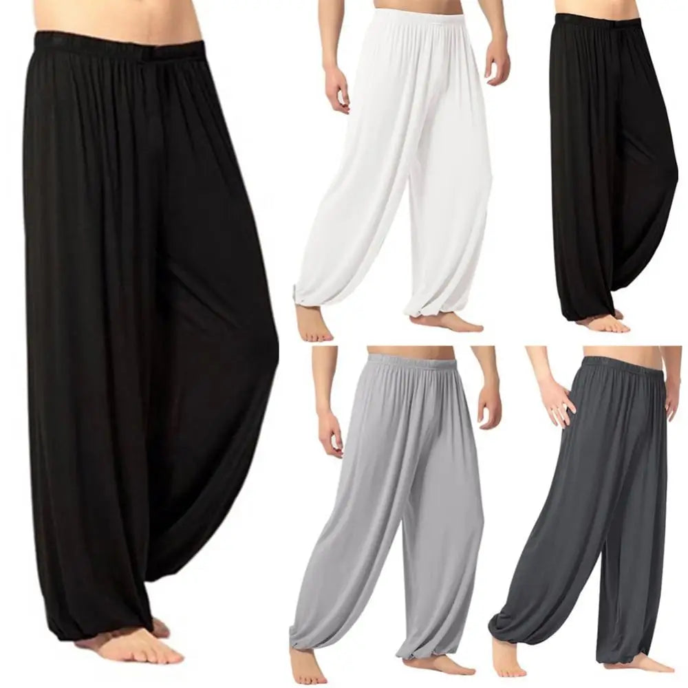 Men Pants Casual Baggy Yoga Harem Pants Summer Loose Breathable Casual Baggy Trousers Joggers Sweatpants men clothing