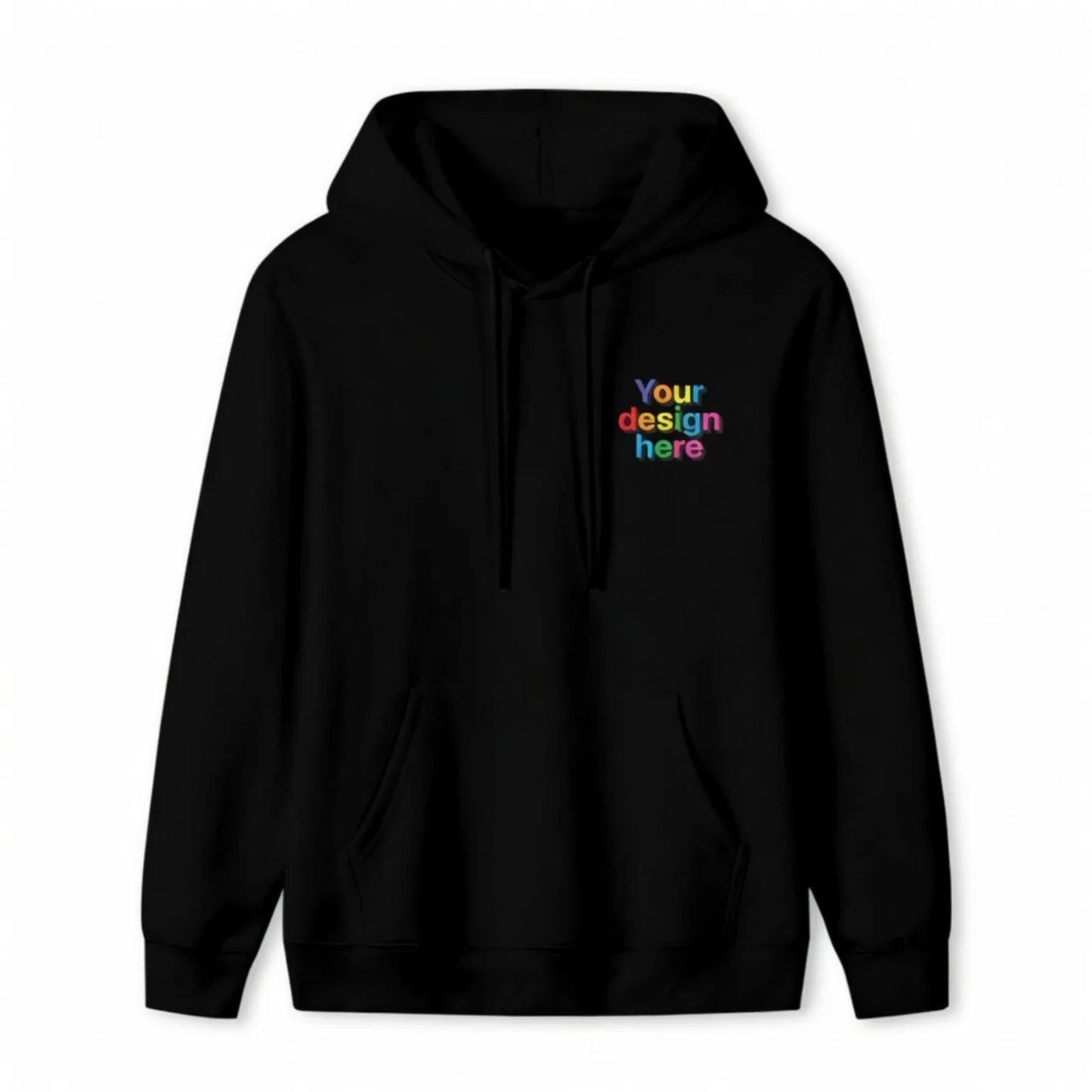 Custom Personalized Hoodie Upload Your Photo Left Chest Front Back Print Unisex