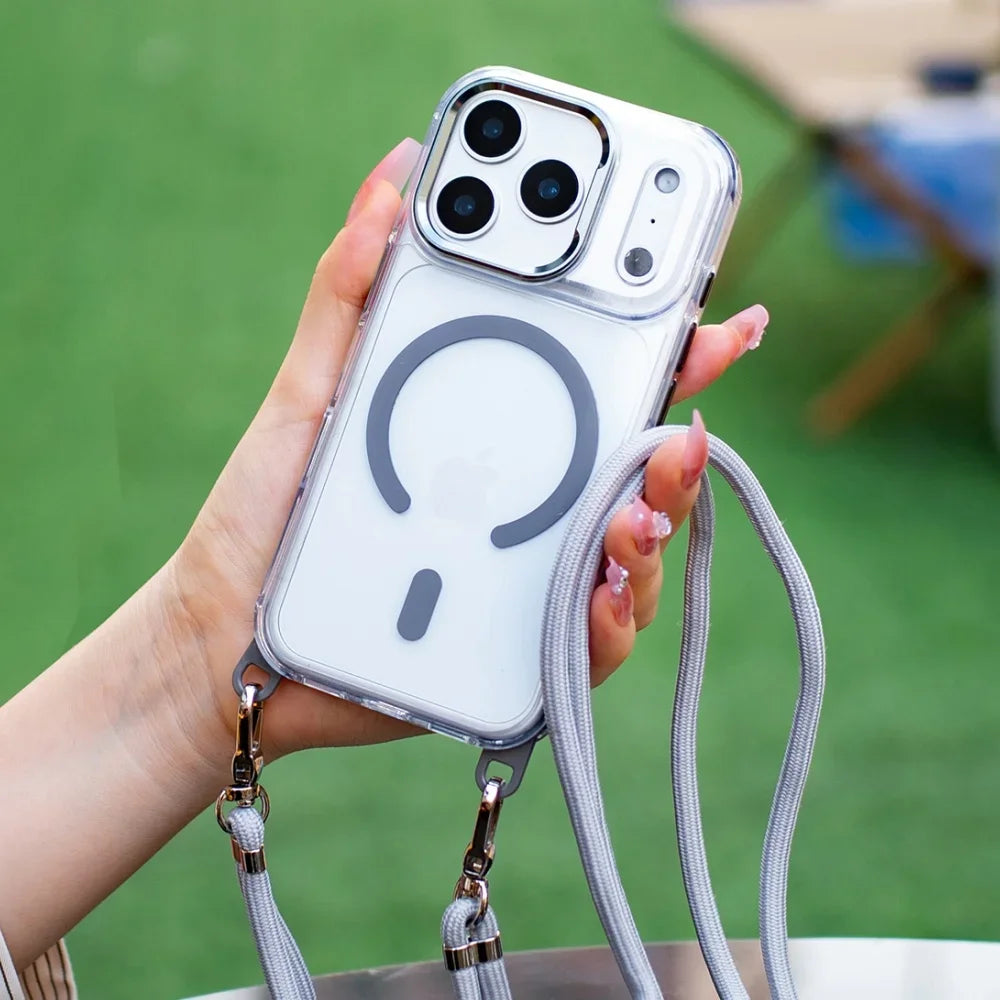 MagSafe Necklace Strap For Clear Case Phone Lanyard