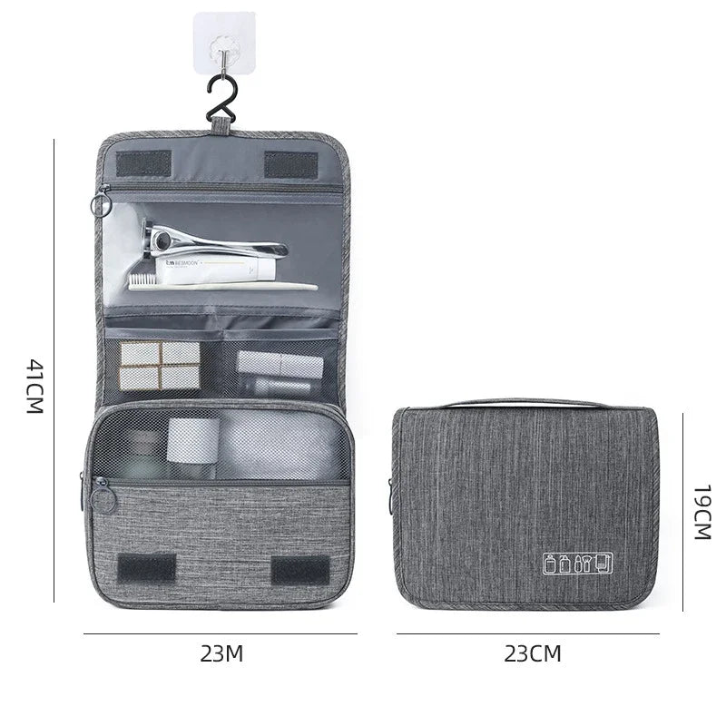 AEHOME Hanging Toiletry Bag Travel Organizer Water-Resistant Polyester