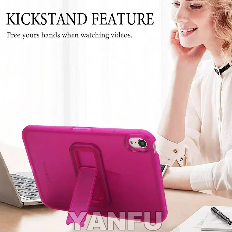 For Samsung Galaxy Tab A11 A9 plus 11 + 8.7 A8 10.5 Tablet Cover Samsung galaxy Tab A7 lite 8.7" Soft Silicon Stand Case Shell