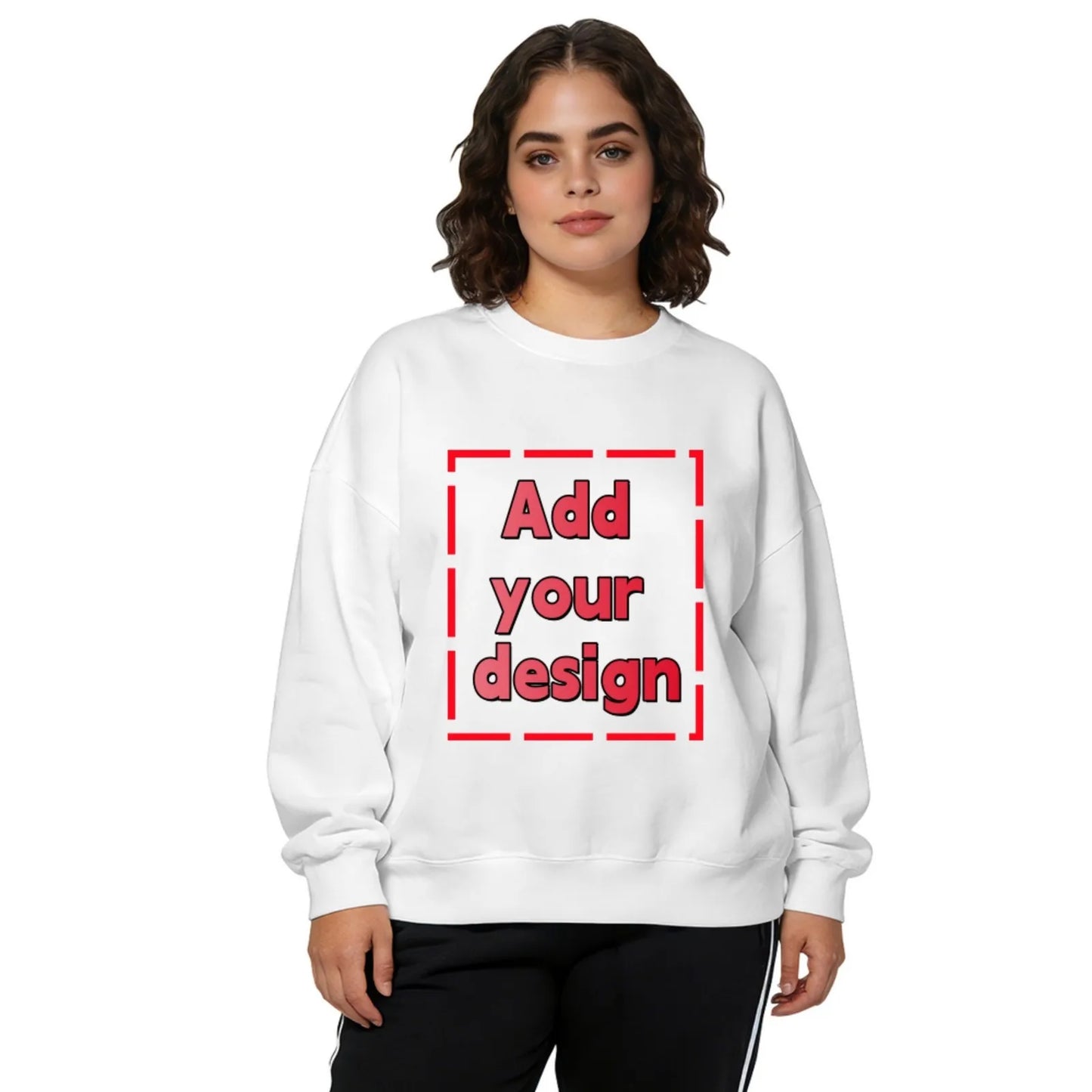 Sister Holiday Gift Custom Text, Photo & Logo Crewneck Sweatshirt