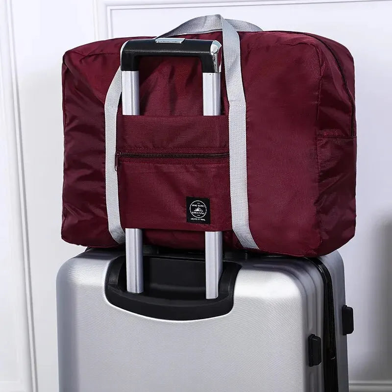 Multifunctional Folding Travel Bag Waterproof Luggage Storage Large Capacity