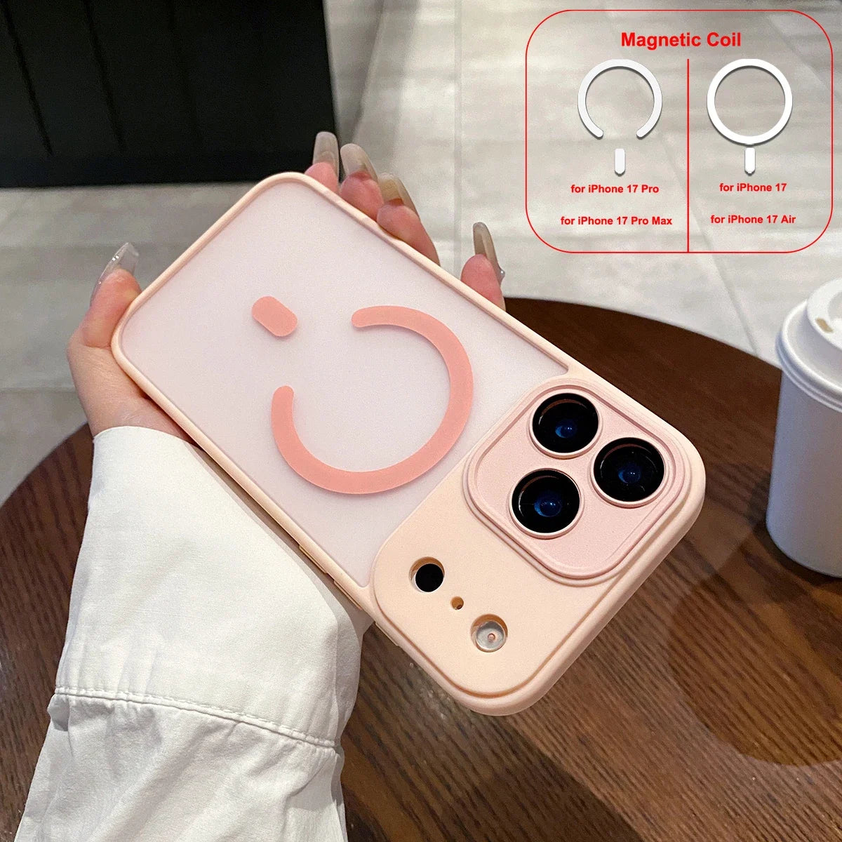 LICOERS Magnetic Case For iPhone 17 Pro Max Shockproof
