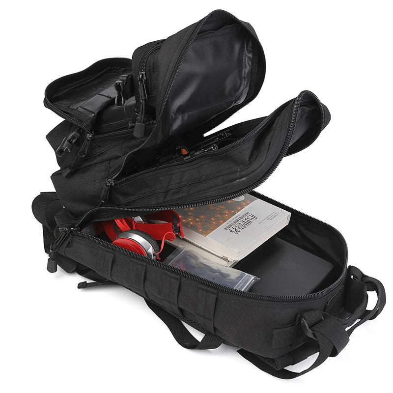 LQARMY Tactical Molle Backpack for Hiking Camping Outdoor Adventures