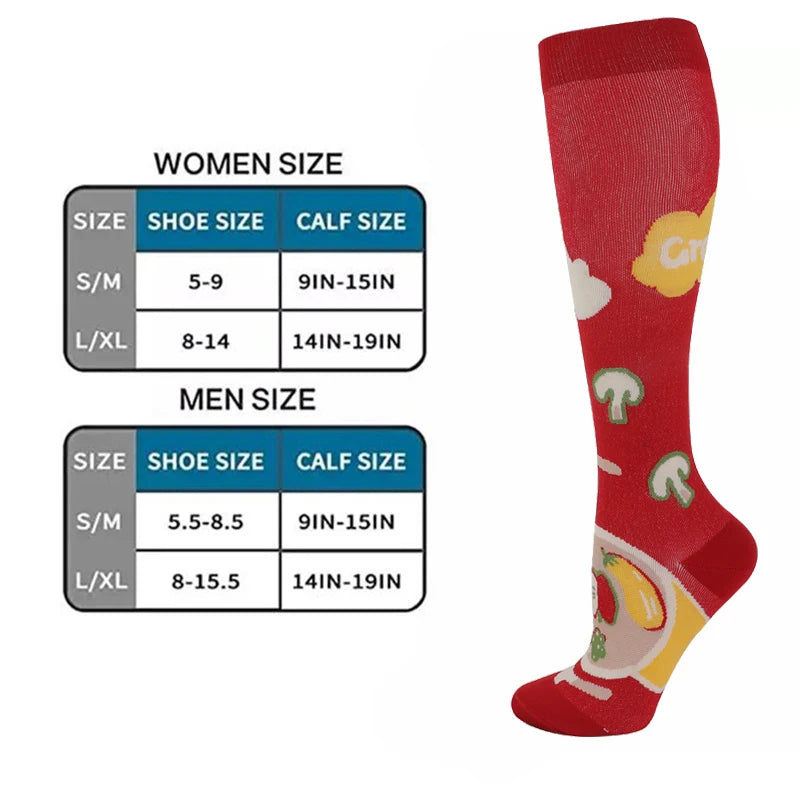 Compression Socks 30mmHg Unisex Three Pairs Knee High Pack