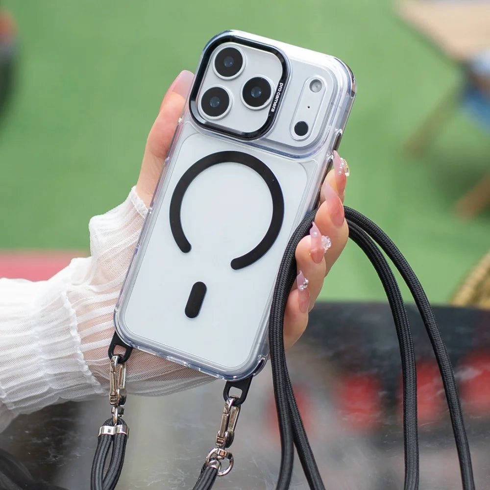 MagSafe Necklace Strap For Clear Case Phone Lanyard