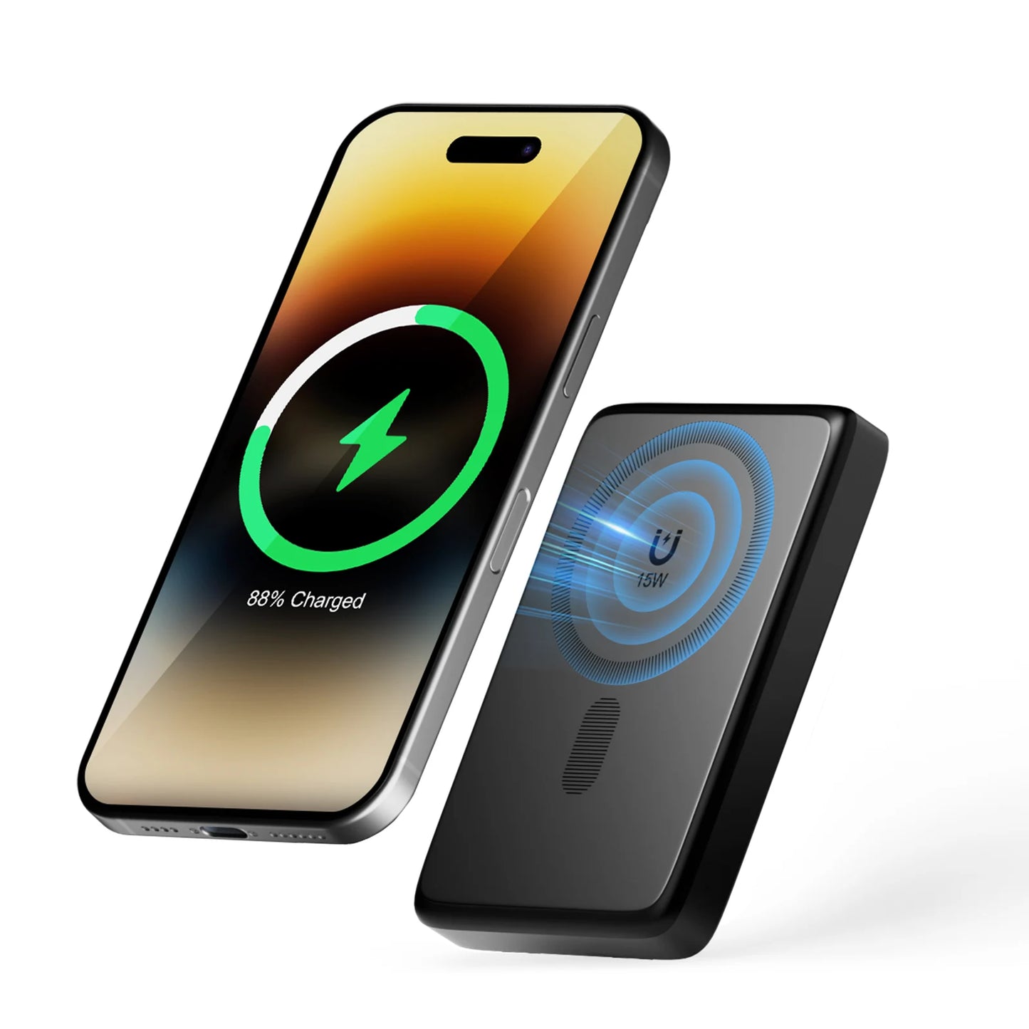 Fast Wireless Charger Stand 15W Foldable 3 in 1 Fast Charging Station Dock for iPhone 17 16 15 14 Pro Max Apple Watch Airpods