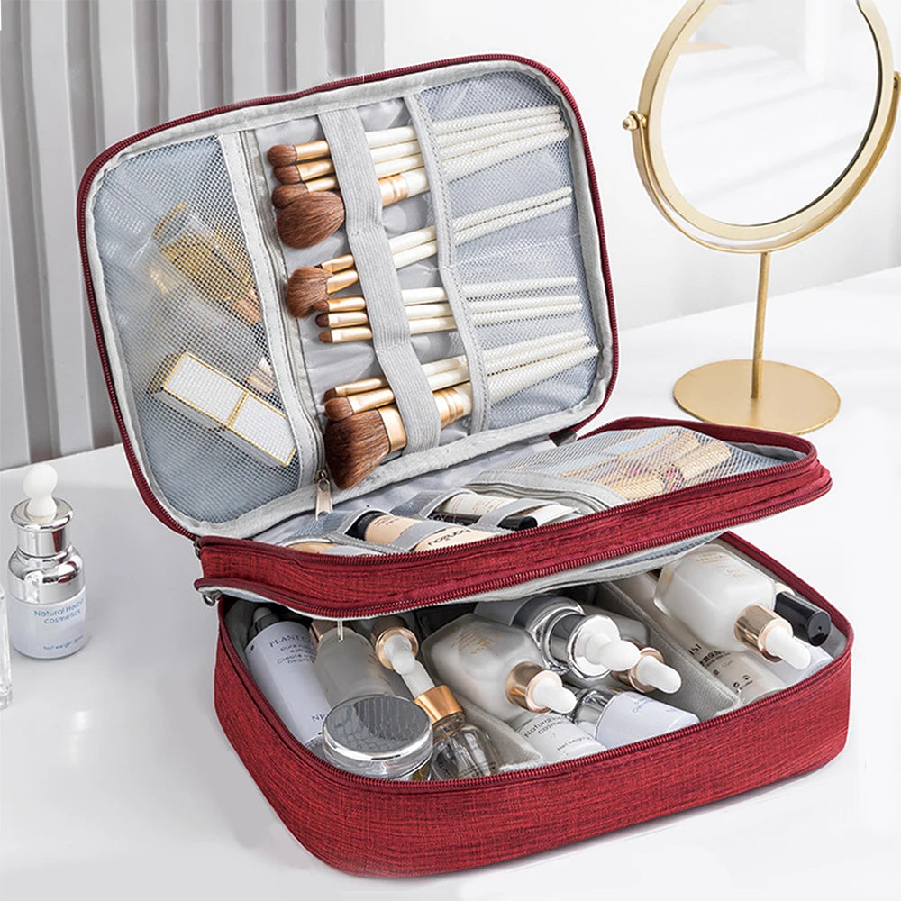 Portable Digital Storage Bag Data Cable Organizer Power Bank Electronic Devices Gadget Storage Pack Makeup Travel Organize Pouch