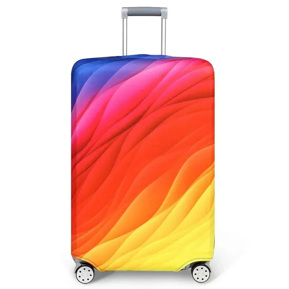 Stretch Fabric Luggage Cover Protector For Travel Suitcases