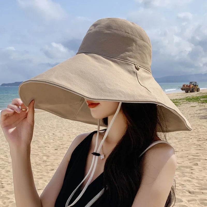 Wide Brim UPF 50 Sun Hat For Women Travel Protection