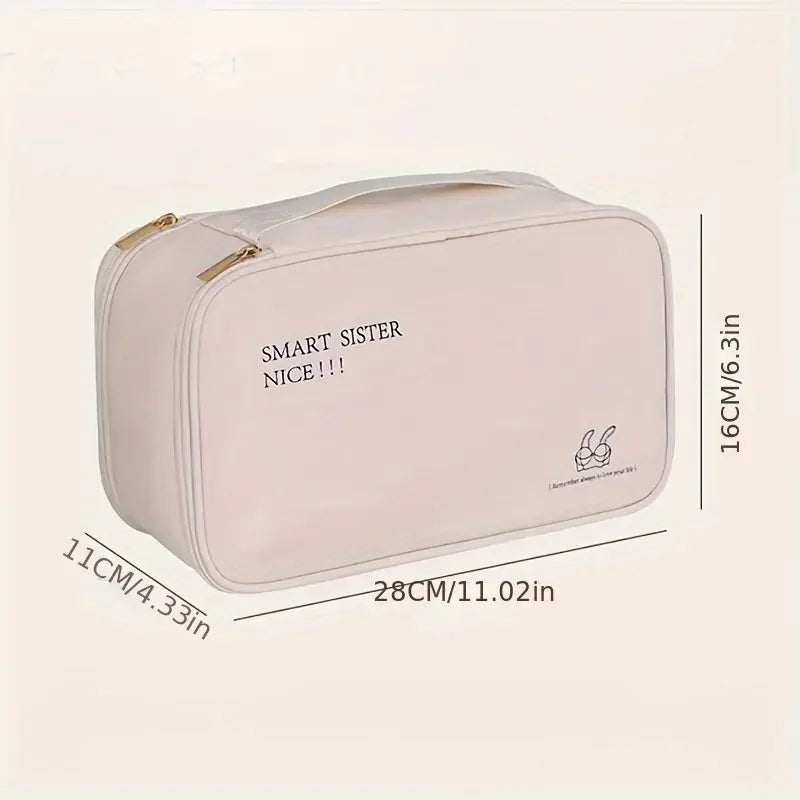 Waterproof Double Layer Travel Underwear Storage Bag