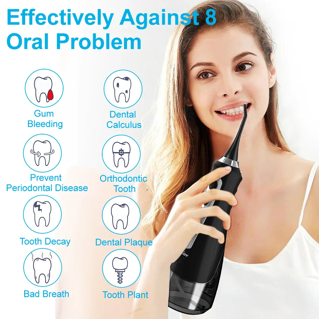 SEJOY Water Flosser Irrigator With Five Modes And Eight Tips