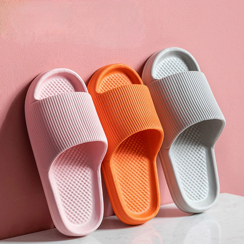 KSJXMY Platform Slippers Women EVA Non-Slip Indoor Slides